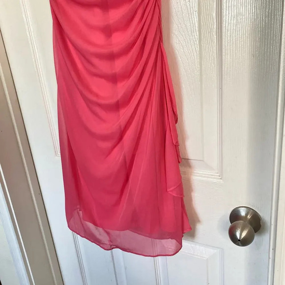 BLONDIE NITES Vintage Bubblegum Pink Formal Party Dress 1990s Y2K Size 4 Hoco - Picture 7 of 7